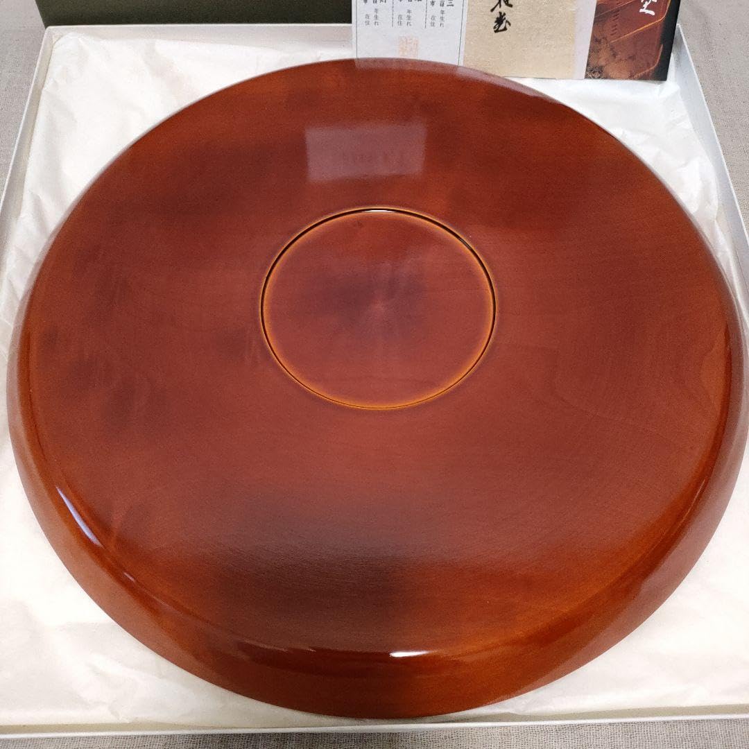 Amazon.co.jp: 祖雅堂 飛騨高山 春慶塗 盆／伝統工芸品 漆塗り 漆器